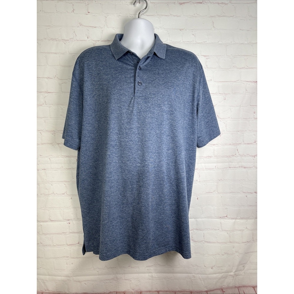 Callaway Opti-Dri‎ Short Sleeve Polo Golf Shirt Size XL Polyester Blue